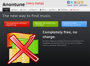Anontune Home