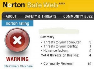 Norton Safe Web para Facebook
