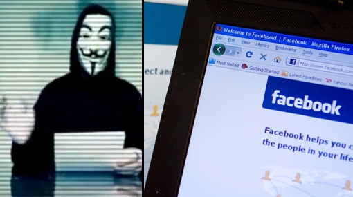 Anonymous queda dividido ante la amenaza a Facebook