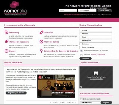 Nace womenalia.com, una red profesional para mujeres