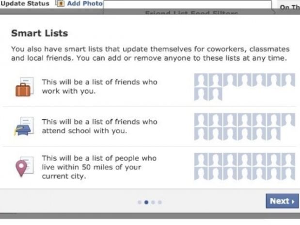 Facebook lanza “listas inteligentes”