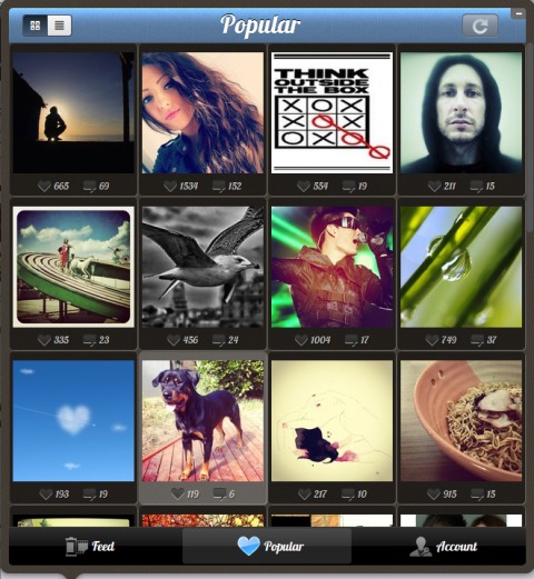 Instagrille: Accede a Instagram desde el escritorio de Windows 7
