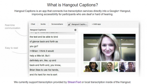 Ahora es posible transcribir en tiempo real los Hangouts de Google+