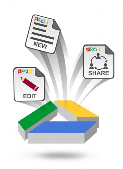 Zoho Office se integra con Google Drive