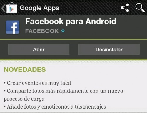 Facebook para Android lleva fotos y Emoji a los mensajes