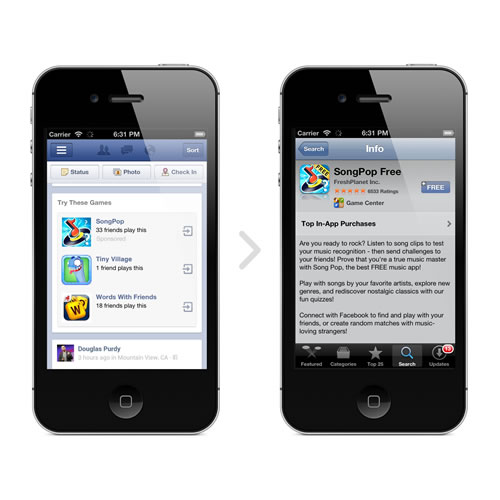 Facebook presentó sus nuevas publicidades para apps móviles