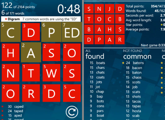 Microsoft presenta su juego Wordament para iPhone