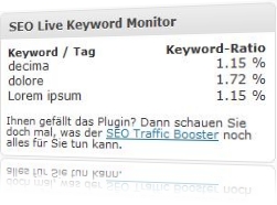 SEO Live Keyword Monitor para WordPress