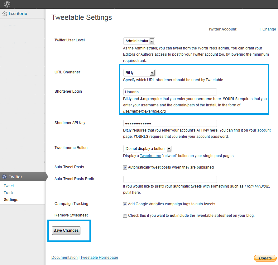 Tweetable: publica en Twitter tus posts de WordPress