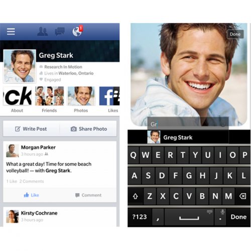 Facebook para BlackBerry 10 se actualiza con varias mejoras