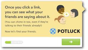 Potluck, una red social para compartir enlaces