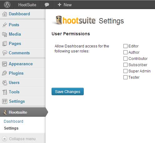 Plugin de Hootsuite para WordPress
