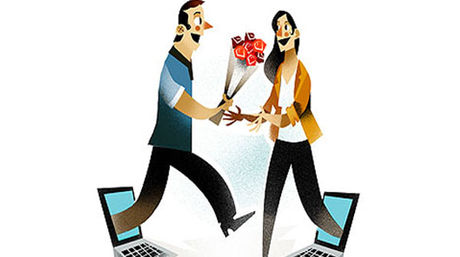 Parejas encontradas por Internet son menos propensas a casarse